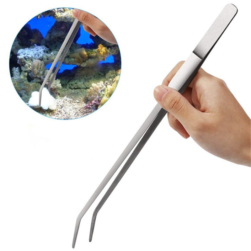 6 Stks/set Aquarium Planten Trimmer Tool Rvs Lange Steel Schaar Voor Aquarium Waterplanten Reiniging Pincet Pak