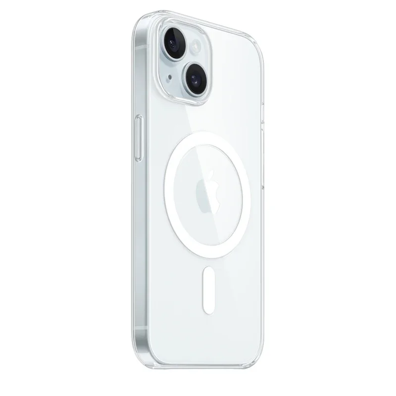 Funda Magnetic Clear Case For APPLE iPhone 16 15 14 13 12 Pro Max Plus 16e 17 Air Mini Wireless Charging Compatible With Magsafe: Silicon