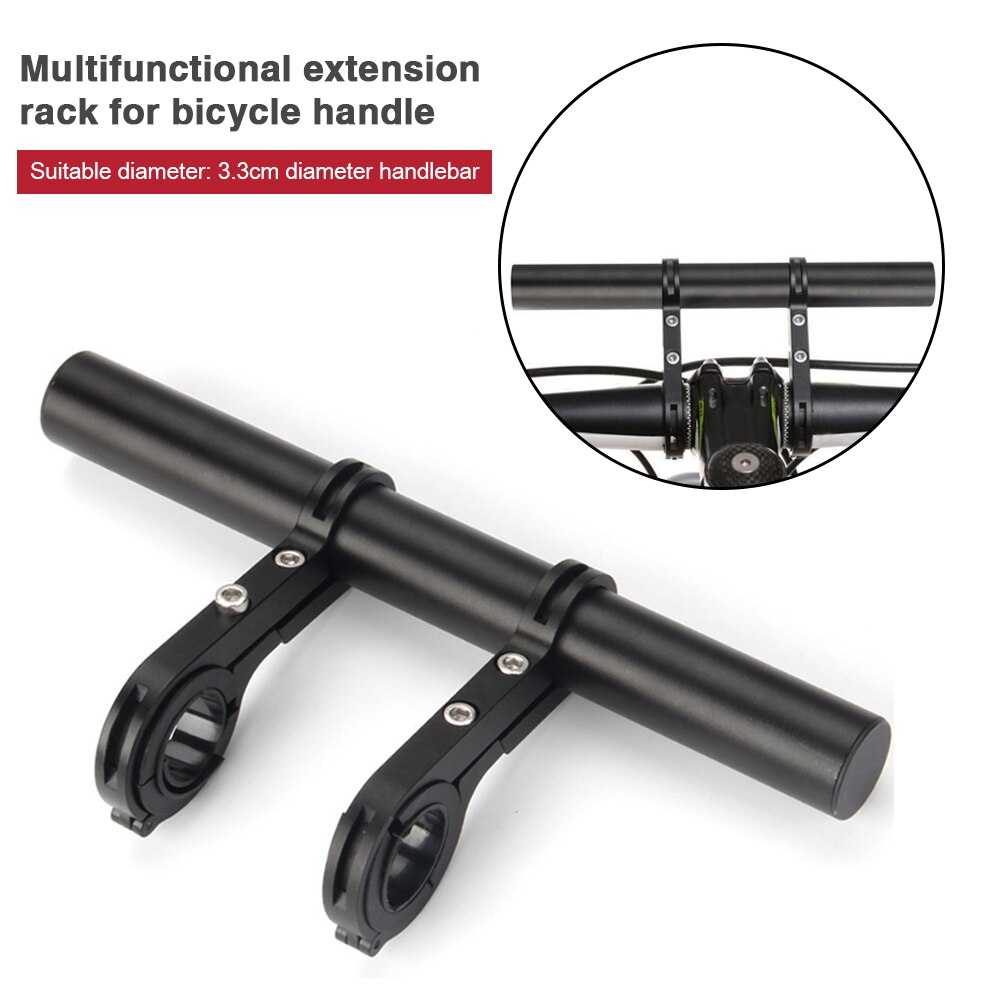 Bike Headlight Clamp Extension Bracket Multifunction Bicycle Handlebar Extender Biking Portable Dustproof Cycling Parts