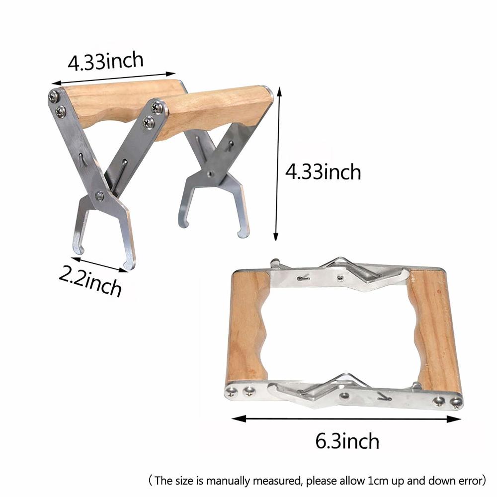 SenNan di Legno Ape alveare Telaio Del Supporto della Presa Strumento per Apicoltore Attrezzature Pinza Cattura Strumento di Sollevamento Strumenti di Apicoltura