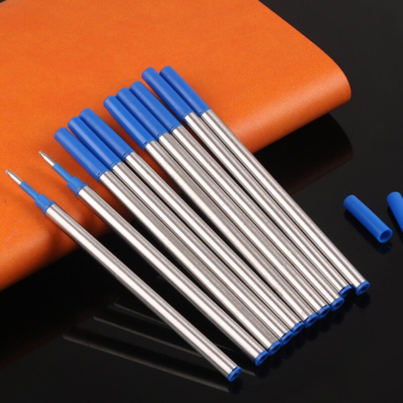 5pcs Ballpoint Pen Refills Replacement 0.5mm Blue Black Red Ink Color for School Office Writing Stationery