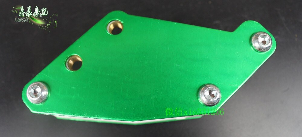 Protector de cadena protectora de aluminio para bicicleta, rodillo de cadena protectora para motocross XR CRF 50 70 110 125 140 150 160cc, color verde