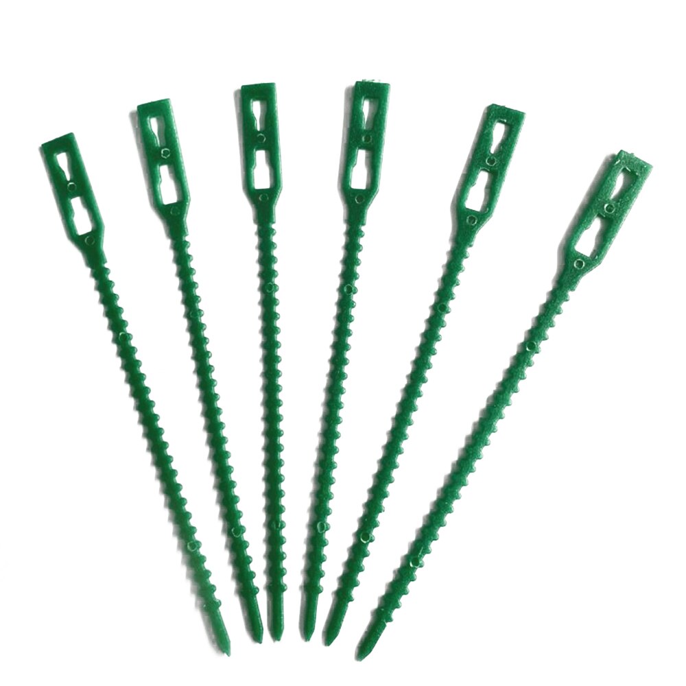 50Pcs 13/17cm Adjustable Reusable Garden Cable Ties Plant Support Shrubs Tree Locking Nylon Plastic Ties