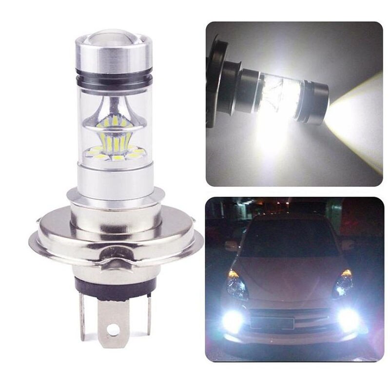 12V 24V H4 H7 Led 100W 3030 20SMD 6500K Mistlampen Super Heldere Witte Lamp koplampen Voor Auto