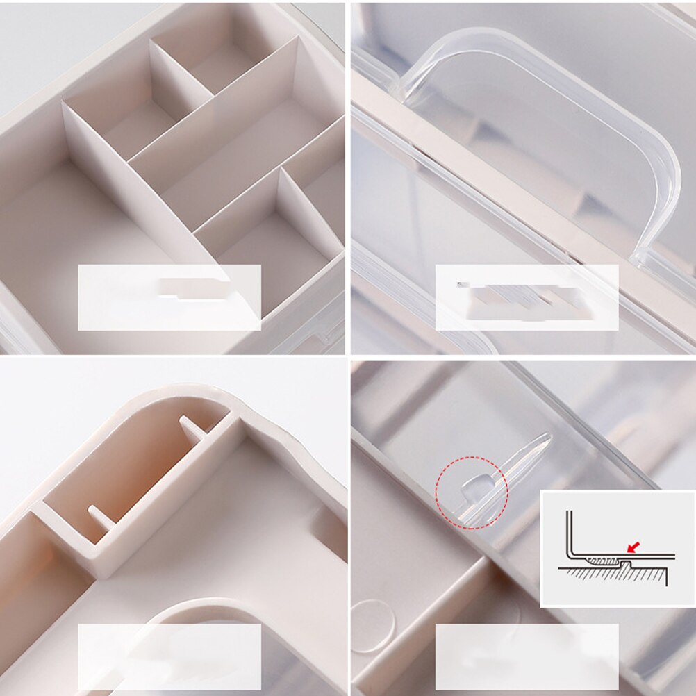 Makeup Organizer Drawers Plastic Cosmetic Storage Box Jewelry Container Make Up Case Makeup Brush Holder Organizers Box