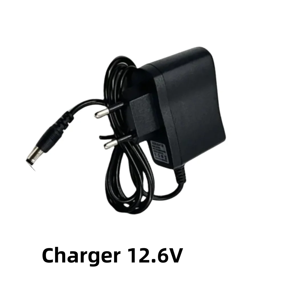 10.8V/12V 3S1P 3000mAh Li-ion Battery Pack with Built-in BMS Protection Board and 12.6V Charger: Orange