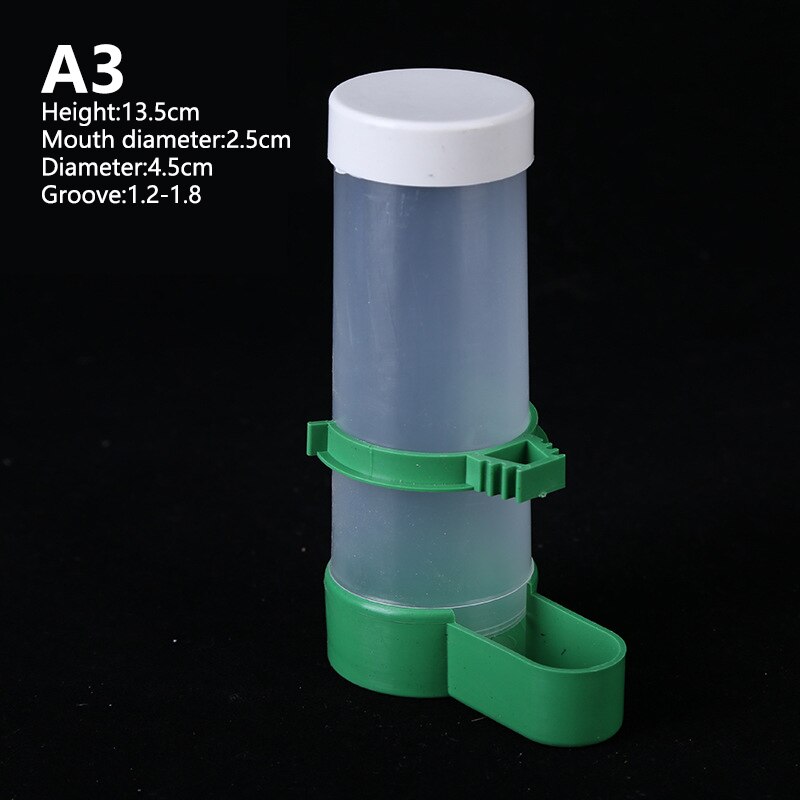 Bird Automatic Waterer Pet Parrot Drinking Water Bottle Bowls Water Feeder Cage Accessories: -A3
