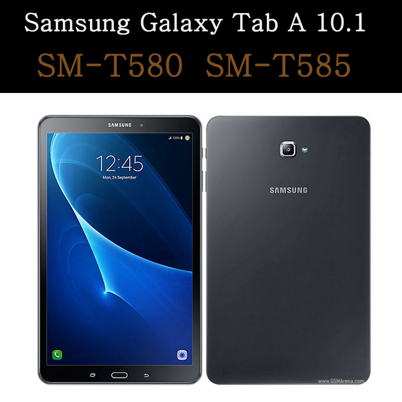 Étui pour tablette Samsung Galaxy Tab A 10.1 SM-T580 SM-T585 WI-FI LTE fundas couverture Ultra mince pour Tab A T580 T585 10.1 pouces