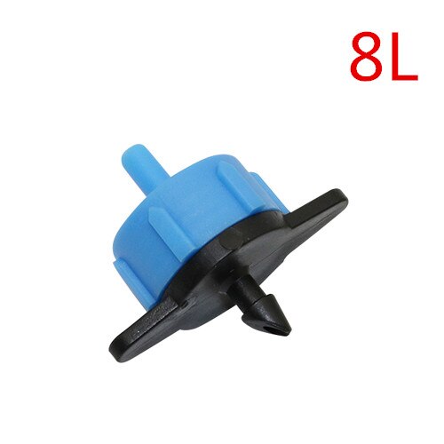Agriculture 2L/H 4L/H 8L/H Dripper Garden Micro Irrigation Pressure Compensating Dripper Automatic Watering Emitter 30 Pcs: 8L