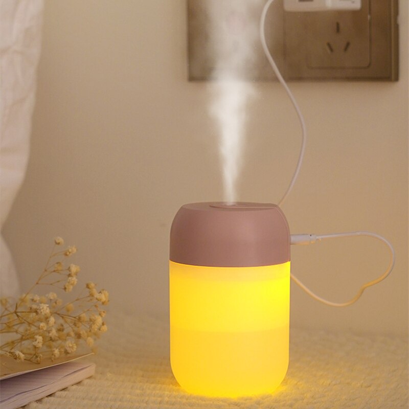 300ml Air Humidifier Aromatherapy Diffuser With Night Light Nebulizer Mist Maker For Home Essential Oil Diffuser