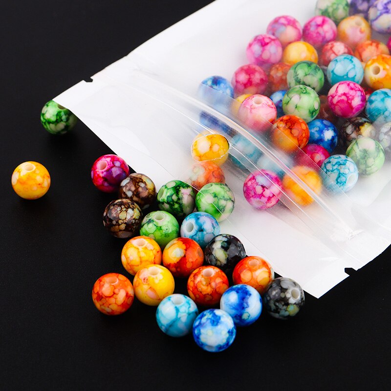 20-50pcs/lot White Clear Self Seal Zipper Plastic Zip Lock Bags Jewelry Packaging Pack Storage Package Poly Bag With Hang Hole