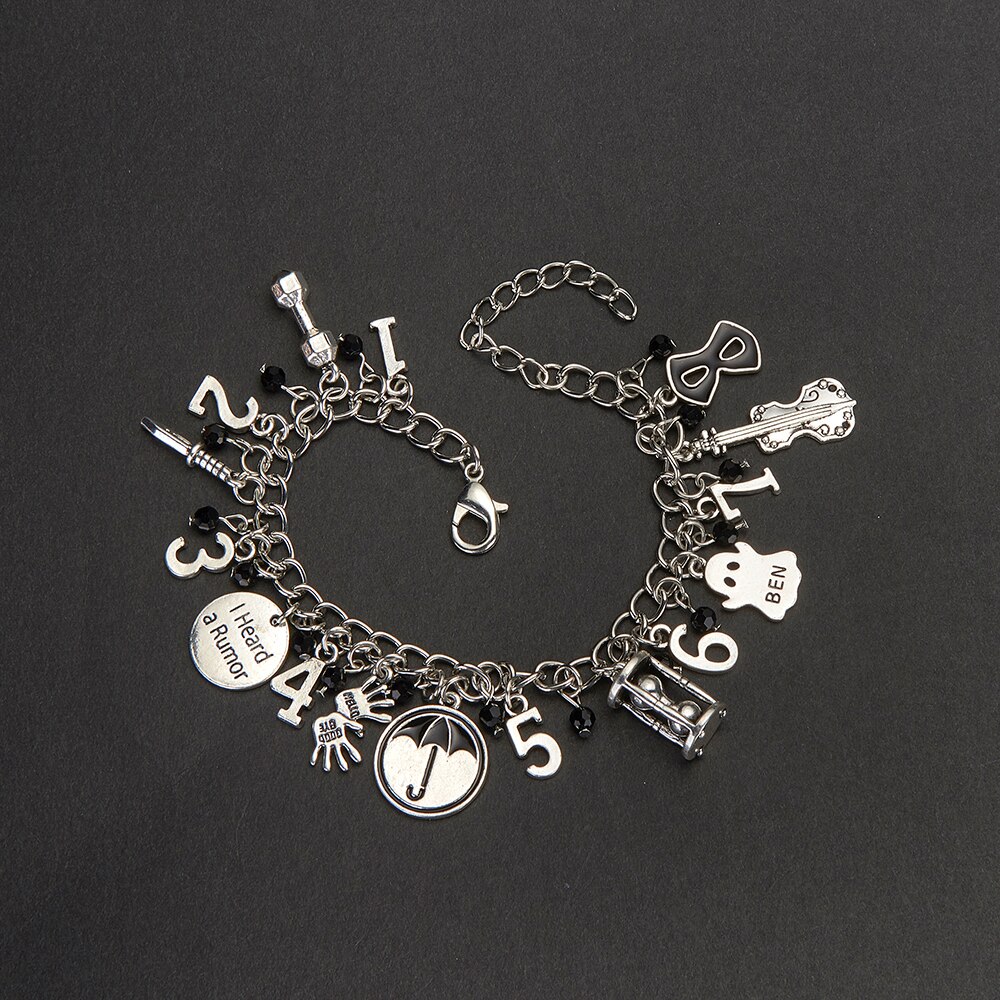 Harong Vrouwen Bedelarmband Paraplu Academy Trendy Sieraden Voor Paar Vriend Ketting Armbanden Nummer Paraplu Leuke Ghost Hanger
