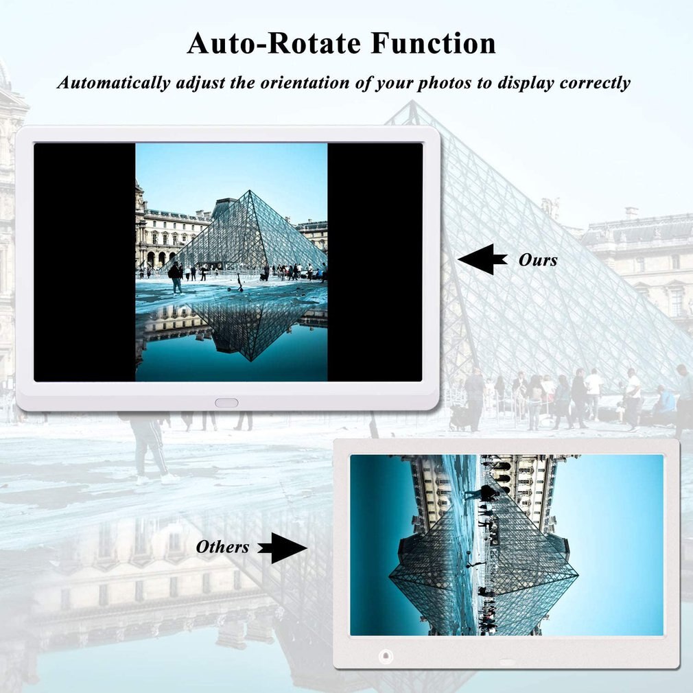 10 Zoll LED Digital Foto Elektronische Album Rahmen Mit Automatische Diashow Und Wahre Farbe LCD Anzeige Video Spielen