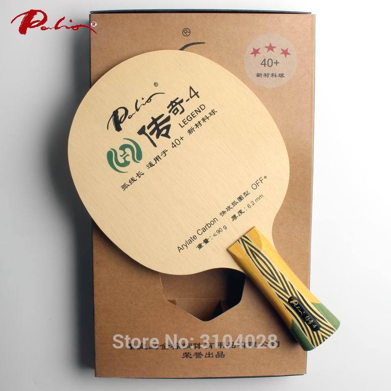Palio official legend-4 legend 04 table tennis balde fast attack with loop long loop cold hold deep ball paulownia big core