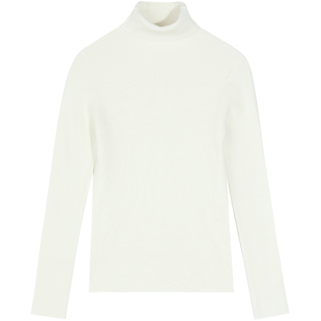 ELFSACK Solid Pure Casual Knitted Pullover Women Slim Sweaters Autumn ELF Full Sleeve,Korean Female Basic Daily Tops: White