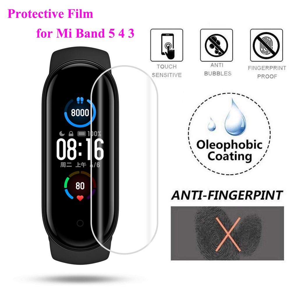 Protectoare moi hidrogel pentru ecran pentru xiaomi mi band 6 5 4 3 folie protectoare bratara ceas inteligent accesorii xiaomi miband