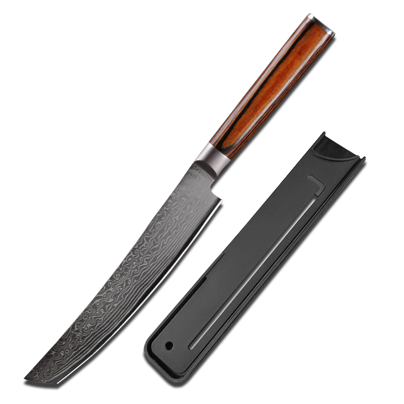 67-laags Damascus staal Japanse keukenmessen Handgemaakt gesmeed koksmes Vleesmes Professioneel sushimes Kookgerei: Default Title