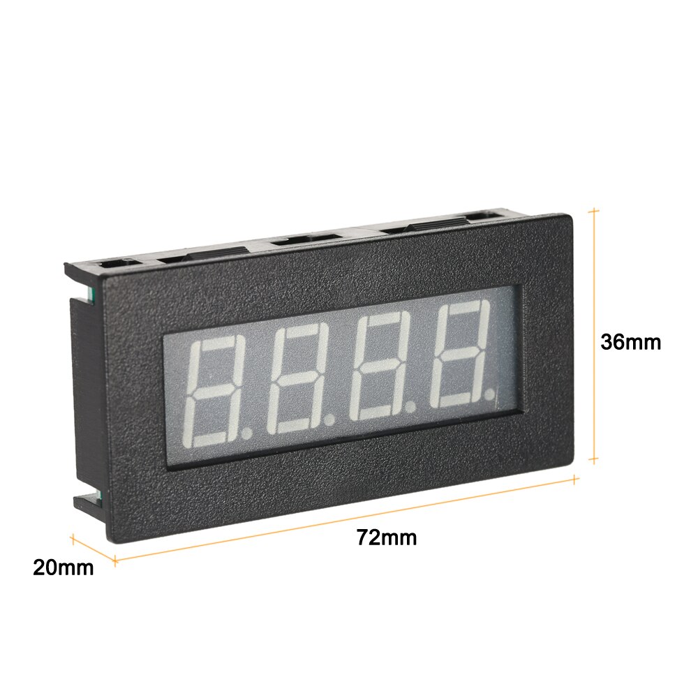 Hoge precisie 0.56 " 4 led digitale frequentie toerenteller auto motor snelheidsmeter rpm meting tester 5-9999r/ m  dc 8-15v