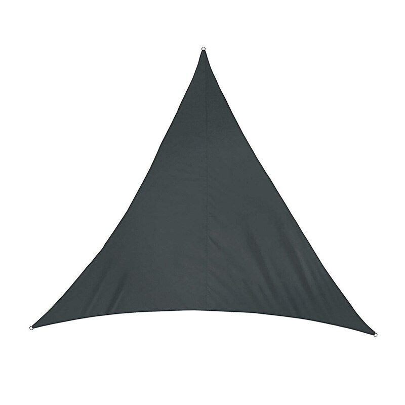 300d vanntette polyester trekant skygge seil hage terrasse baldakin svømming solseil camping tur gård seil markise: Svart