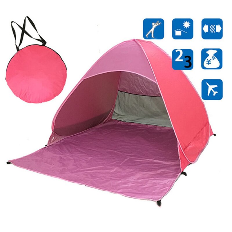 1 - 2 Person Strand Zelt Ultraleicht Klapp Zelt Pop Up Automatische Offenen Zelt Familie Tourist Fisch Camping Sonne Schatten zelt X109D: color 4