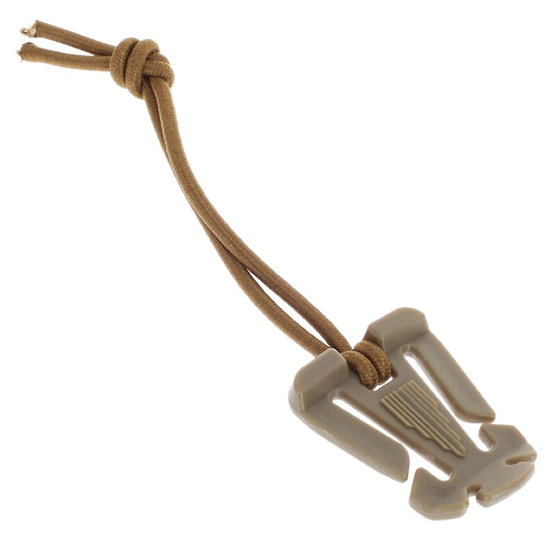 Outdoor Portable Buckle Elastic Rope Hanging Triangle Buckle Fastening Finishing Buckle Winding Clip Storage Ribbon Clip: b