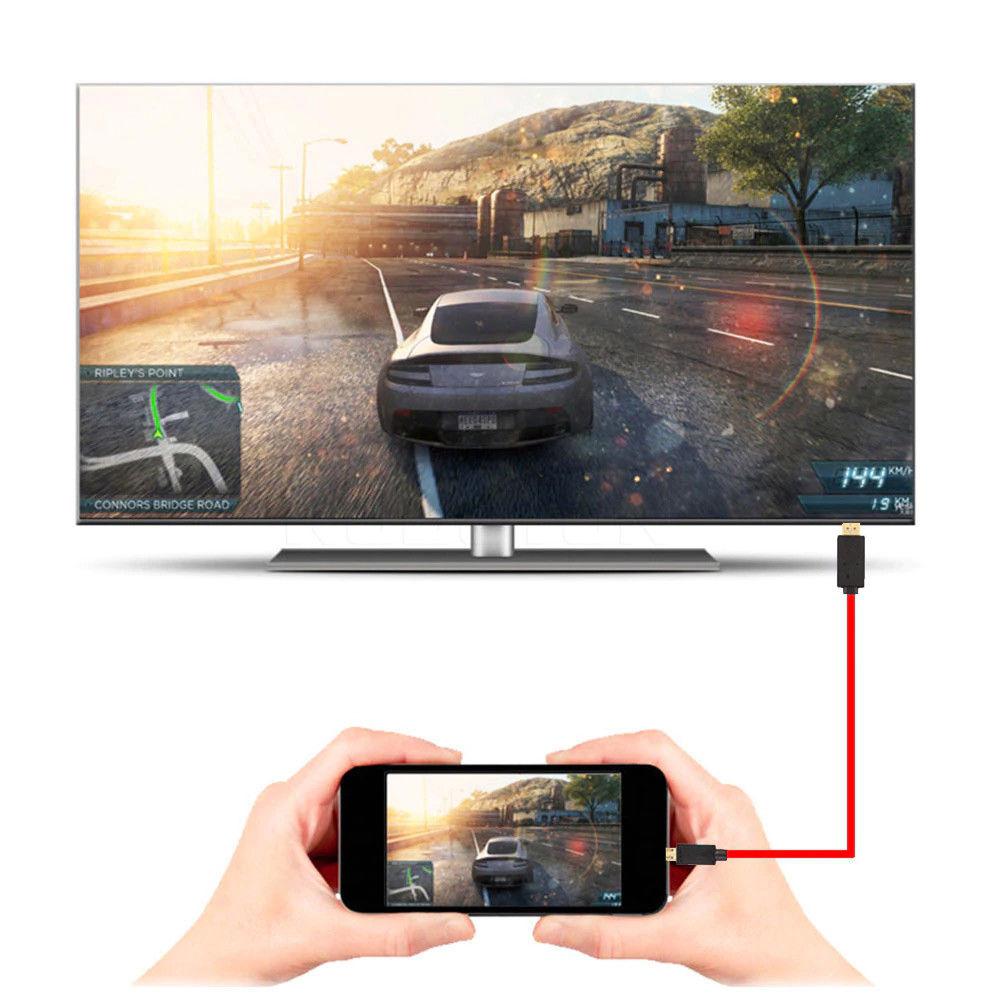 Hobbylane micro usb til hdmi 1080p hd tv kabel adapter til android samsung telefoner 11 pin