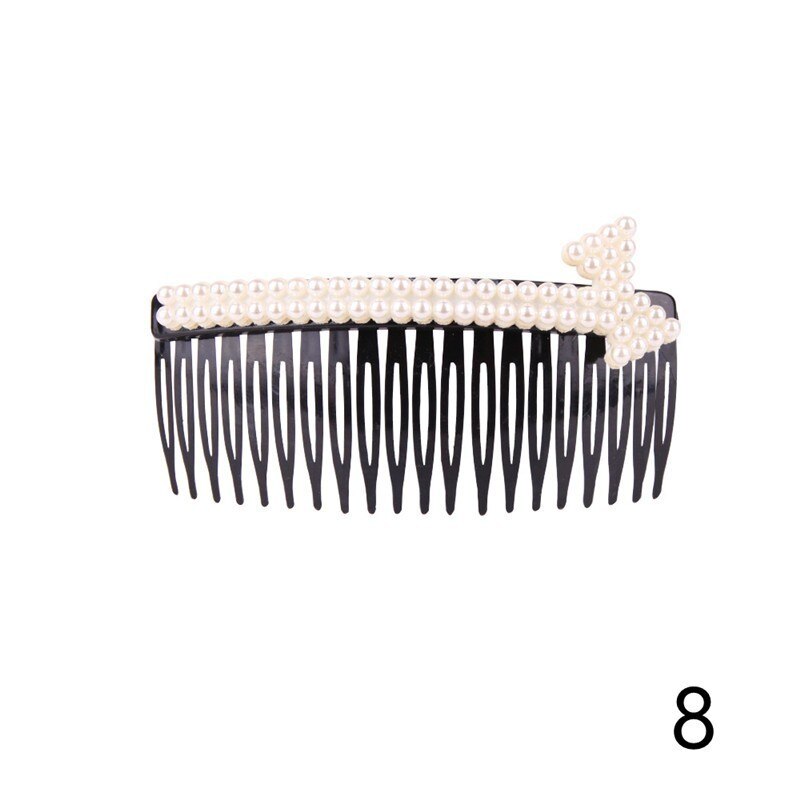 Haarkam met harsspiraal, haarstylingtool, bruidshaaraccessoire, schoonheids- en gezondheidskam, zwarte kam voor vrouwen, dames en meisjes: 8