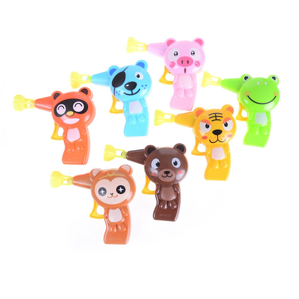 Mooie Cartoon Dier Zeep Water Bubble Gun Kinderen Bellen Blazen Speelgoed Voor Kind Outdoor Speelgoed Handleiding Bubble Gun Blower