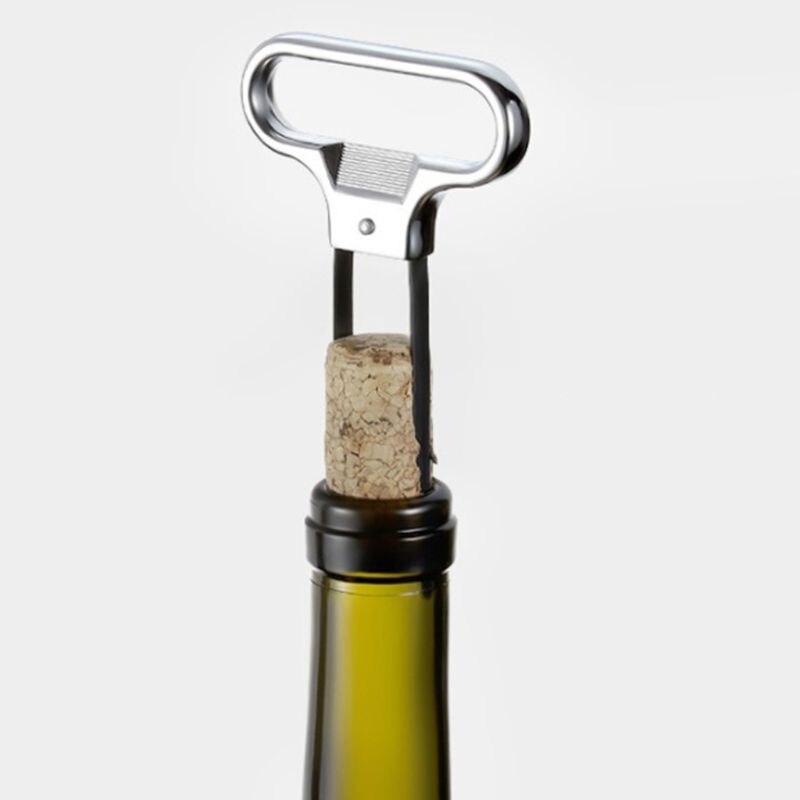 Two-Prong Cork Puller Red Wine Opener Champagne Bottle Stopper Remover Bar Tool X7JE