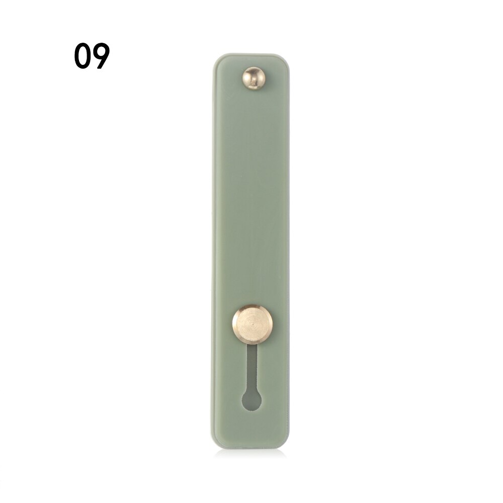 Candy Color Finger Ring Holder Silicon Phone Hand Band Holder For iPhone Wristband Strap Push Pull Grip Stand Bracket: 9