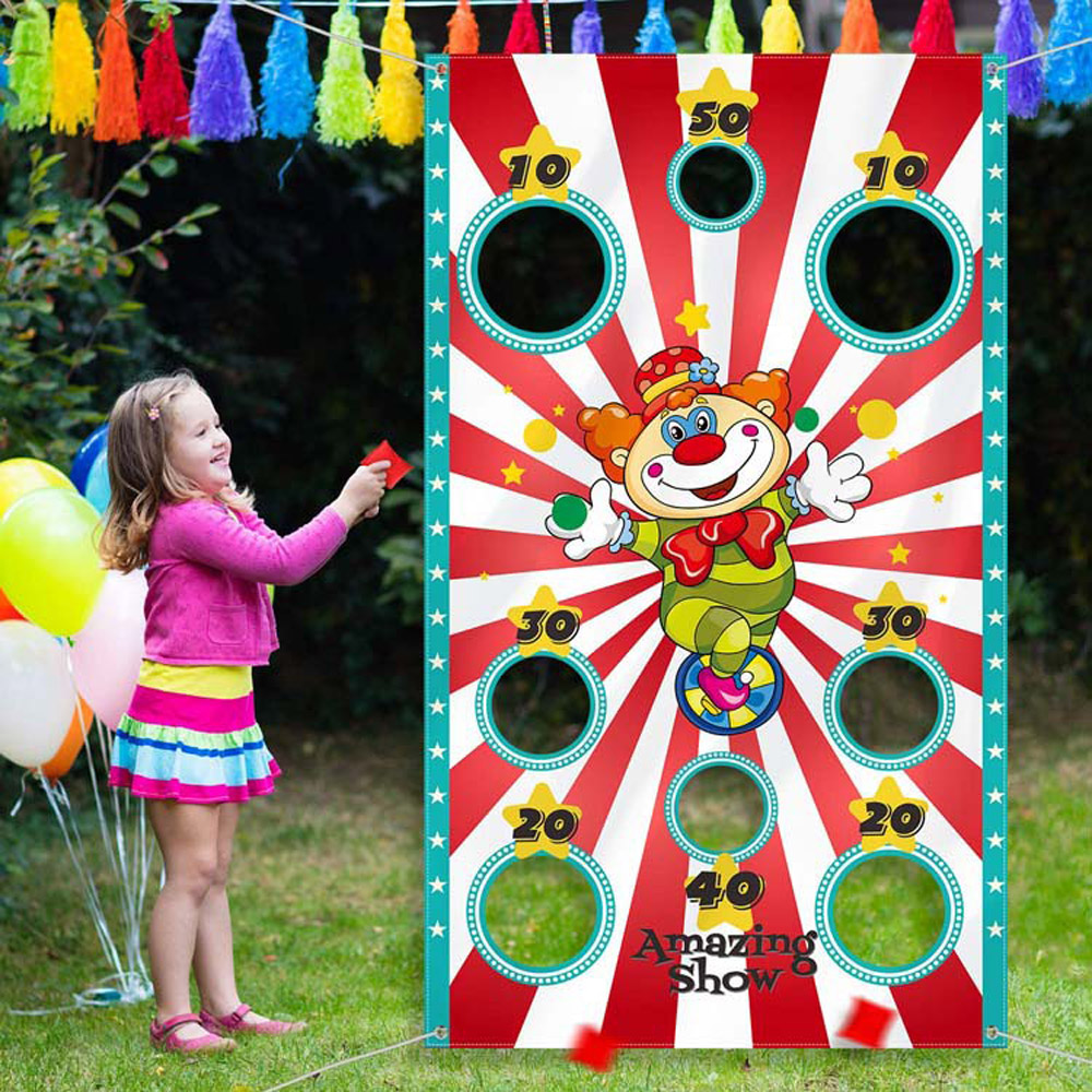 Sacs de haricots amusants pour adultes et enfants, jeu de jouets, en sécurité, à lancer, accessoires de fête de noël en plein air