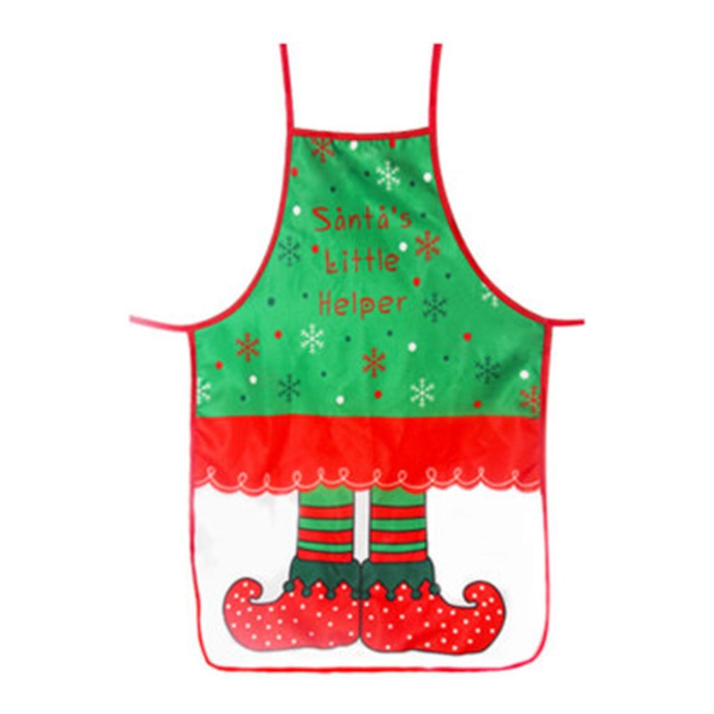 Individual Apron Decorative Props Christmas Party Cosplay Lovely Waistband Cartoon Christmas Uniform: Default Title