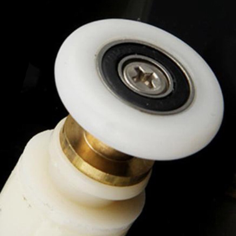 8 stuks 2m deursrollen voor onder en boven de douchedeur, rol/loper/wiel vervangende douchedeur met enkel wiel