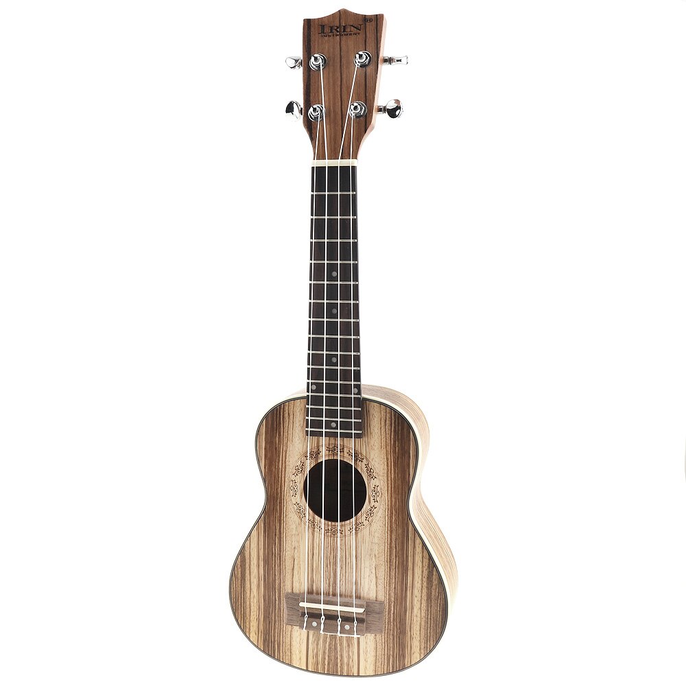 21 Inch Sopraan Ukulele Zebra Hout Vier Snaren 15 Fret Gitaar Ukelele Muzikale Snaarinstrument