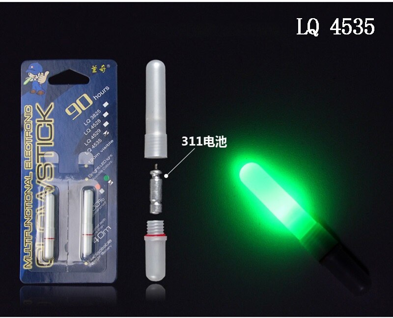 10pc/20pc elektroniske lyspinner med  cr311 natt fiskelys vanntett samleglødelampe lightstick tackle tilbehør  j359: Lq4535 20 stk