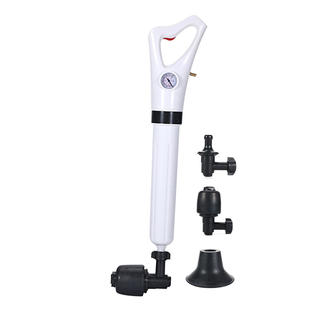 Sewer Dredge Clogged Toilet Plungers Drain Blaster High Pressure Cleaner Air Drain Cleaner Manual Pneumatic Dredge Tools: B