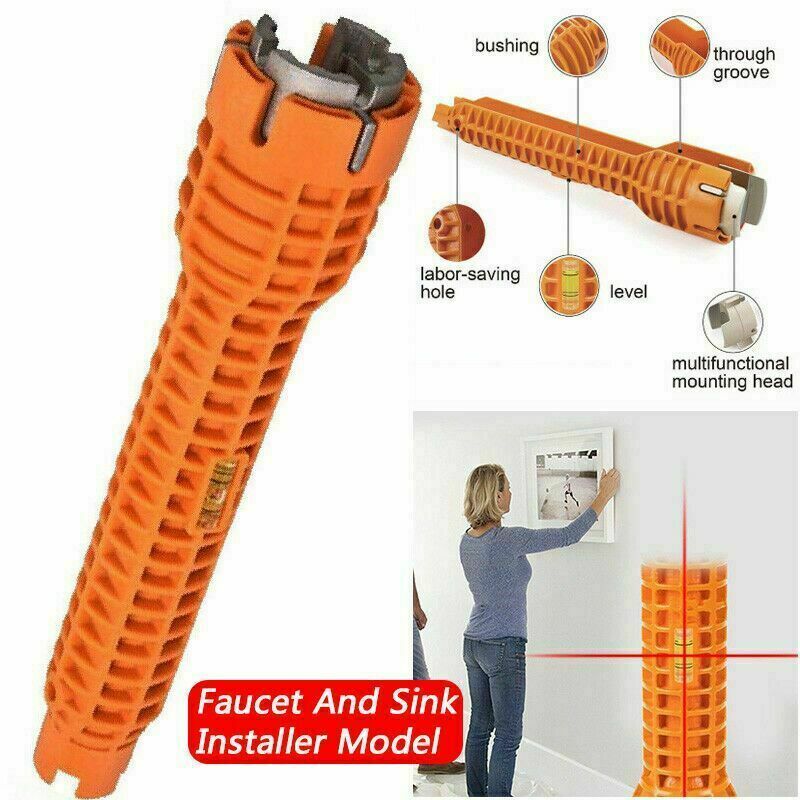 Multifunctionele Water Pijp Spanner Sink Kraan Moersleutel Kraan Sink Tool Set Kit