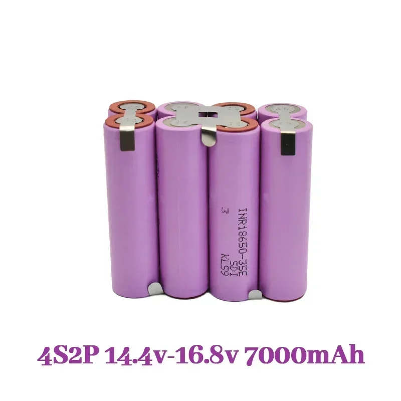 20A 18650 35E 3500mAh 7000mAh 3S 4S 5S 6S 8S 7.4V 12.6V 14.8V 18V 25.2V 29.6V do akumulatorów śrubokrętów akumulator spawalniczy: green