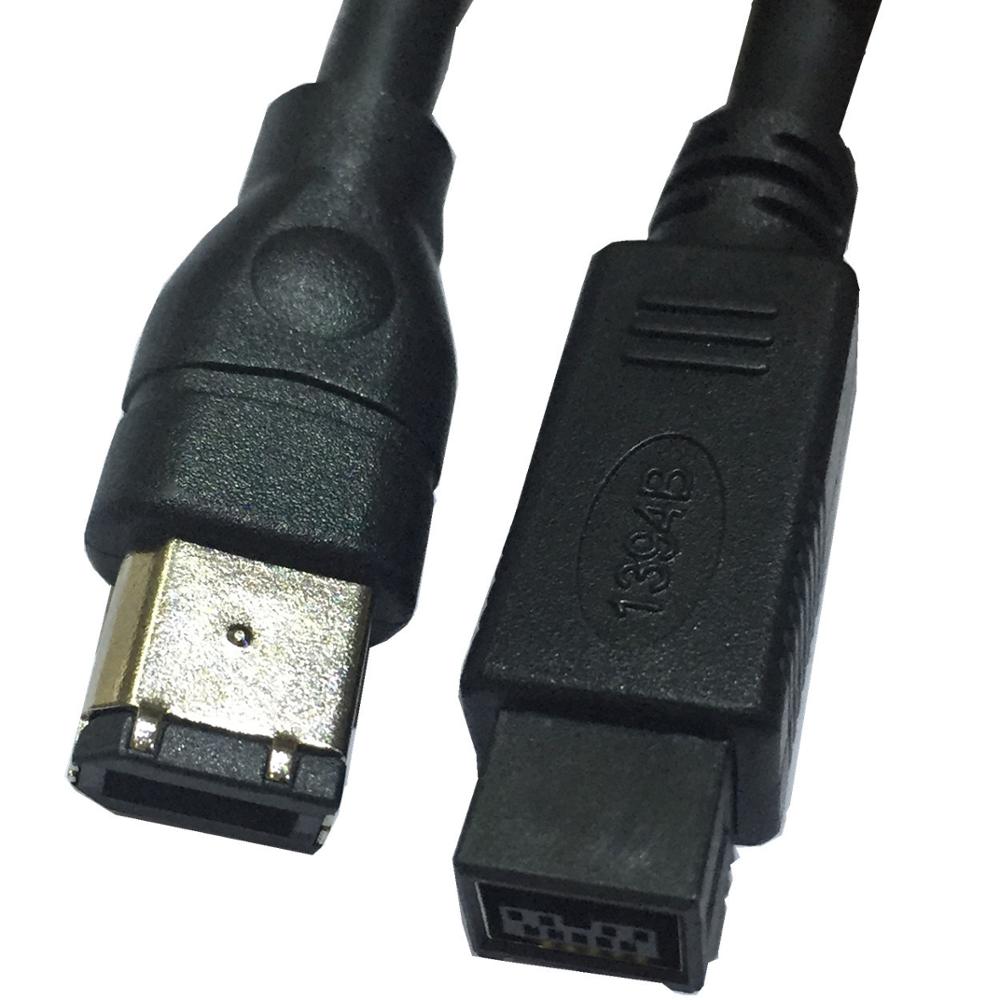 6/9Pin IEEE 1394 Firewire 800 to 400 Firewire Firewire 6Pin to 9Pin data cable 1.8m/3m/4.5m