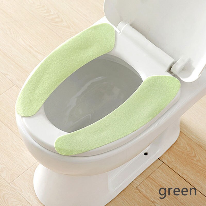 Naklejki robić toalety pokrowiec na deskę sedesową przenośny zmywalny 2 szt. Mata toaletowa nadaje się robić krojenia akcesoria łazienkowe: zielony