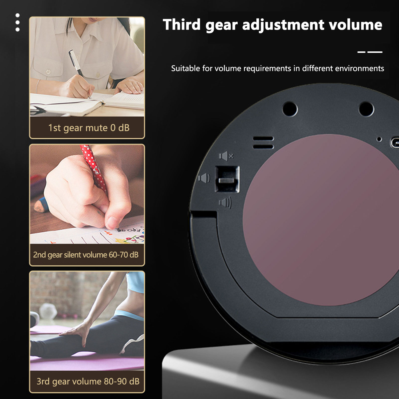 Küchentimer, LED, digitaler magnetischer Timer, manueller Countdown-Timer, Wecker für Kochen, Studium, Fitness, Stoppuhr, Time Master