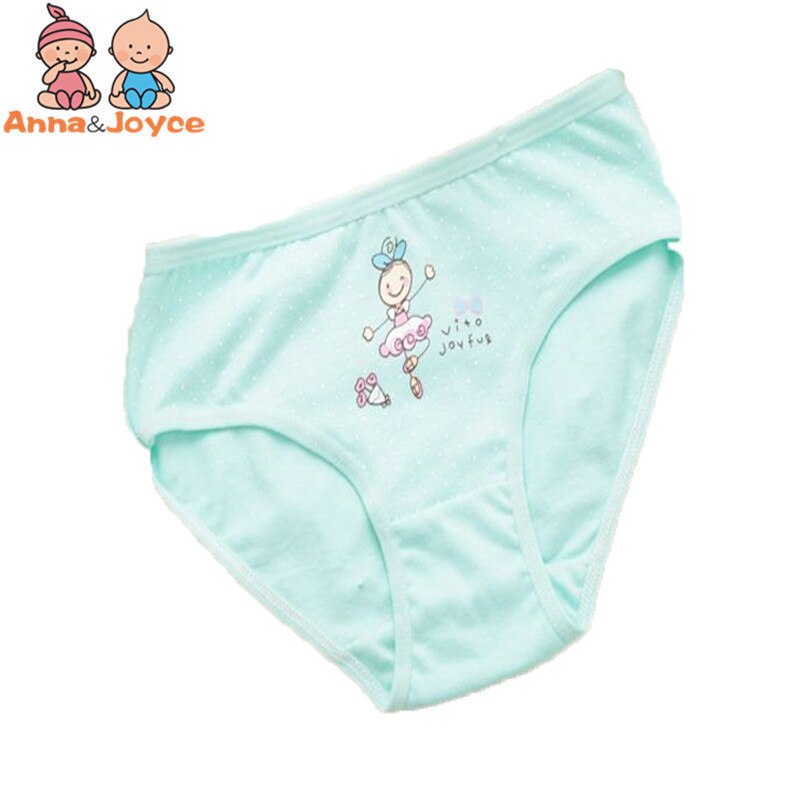4 teile/los freundlicher Baumwolle Slip Mädchen Höschen Karikatur aufbringen Unterhose Süssigkeit Farben Dreieck Mädchen Unterwäsche 2-10 Jahre
