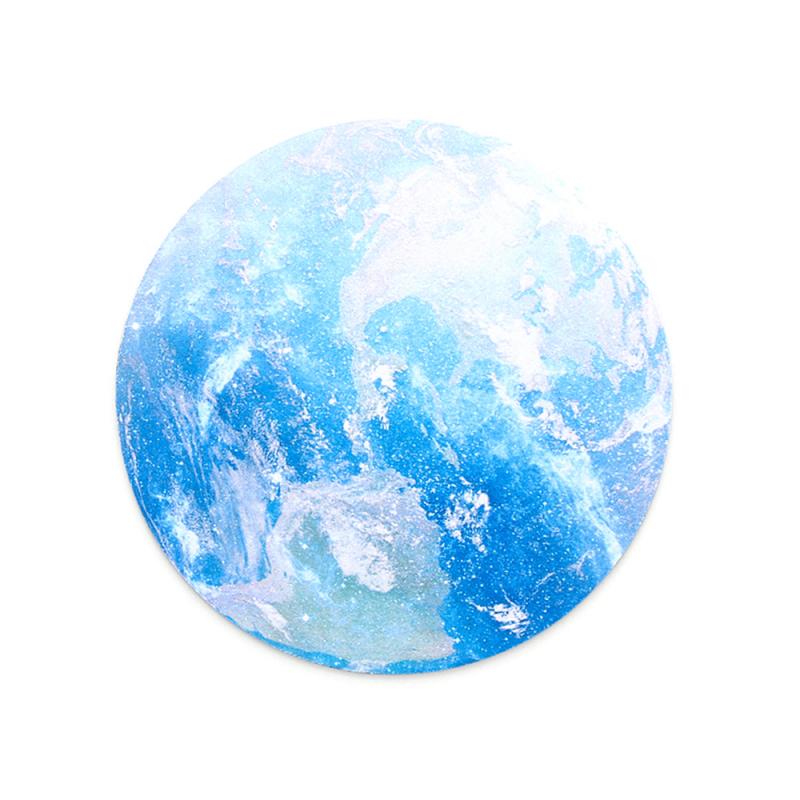 Comfortabele Ronde Muismat Planeet Serie Mat Desktop Non-Slip Rubber Pad Pc Muismat Ronde Gamer Gaming mat Voor Pc Laptop: 04