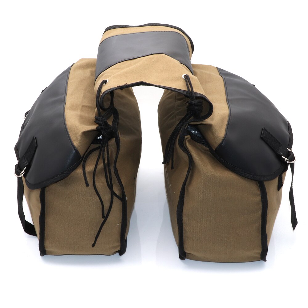 Sac à dos de moto en toile pour Honda Shadow 750, Kawasaki Vulcan 500, Suzuki