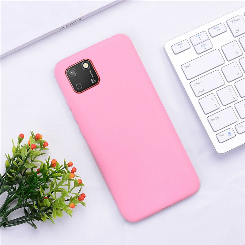 Soft Silicone Case For Huawei Y5p DRA-LX9 Case Silicone Back Cover Y5P Phone Case For Huawei Y5P 5.45 Cover Coque Fundas: 5 Sky Blue