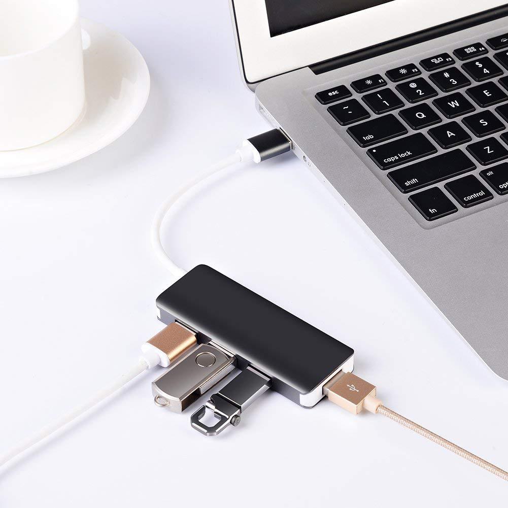 A16 Aluminum alloy ultra-thin 4-port USB3.0 hub one for four USB3.0 HUB splitter usb port hub usb hub