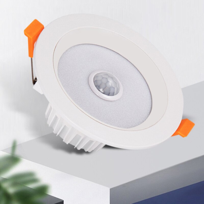 YX-9255S Moderne Led Kantelbaar Downlight Verzonken Ronde Plafond Spots 3W/5W/7W/8W Motion Sensor Auto Licht Lamp