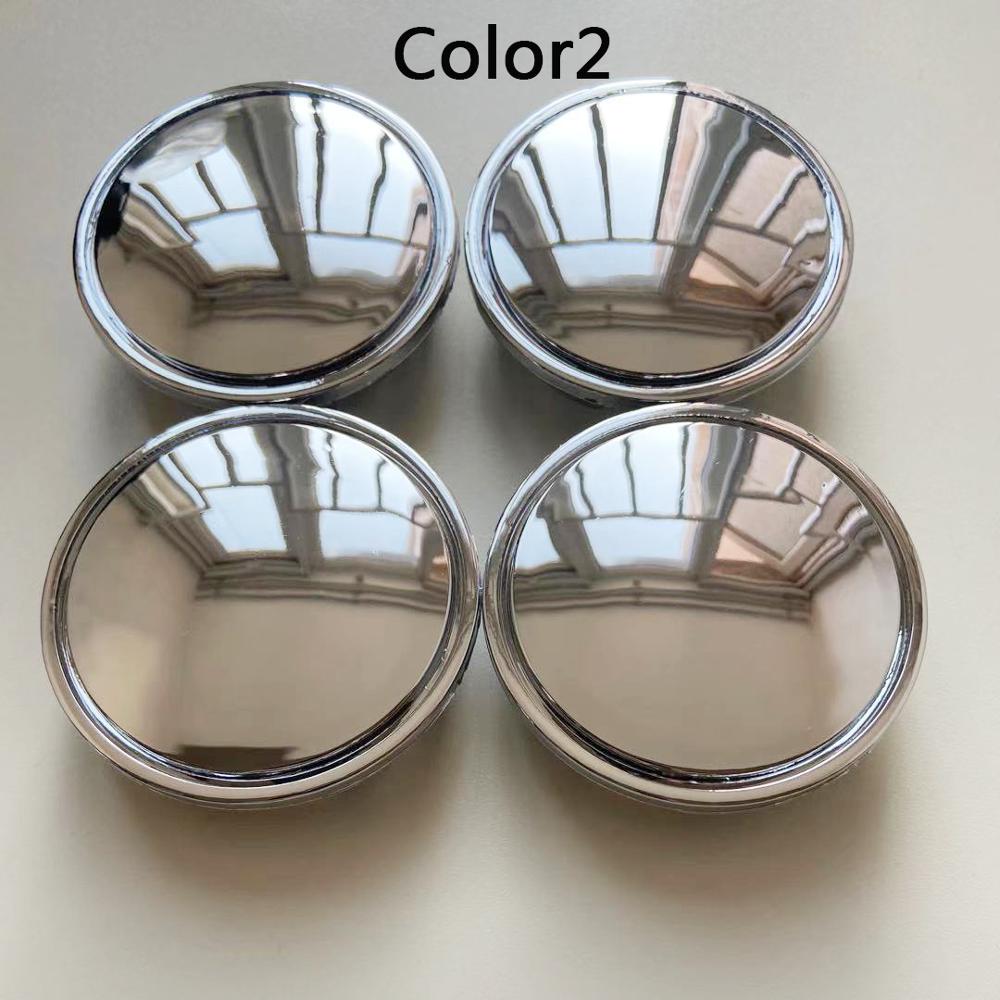 Cache-poussière universel pour moyeu de roue de voiture 65MM, 4 pièces/lot, couvercle anti-poussière, accessoires de style: color2