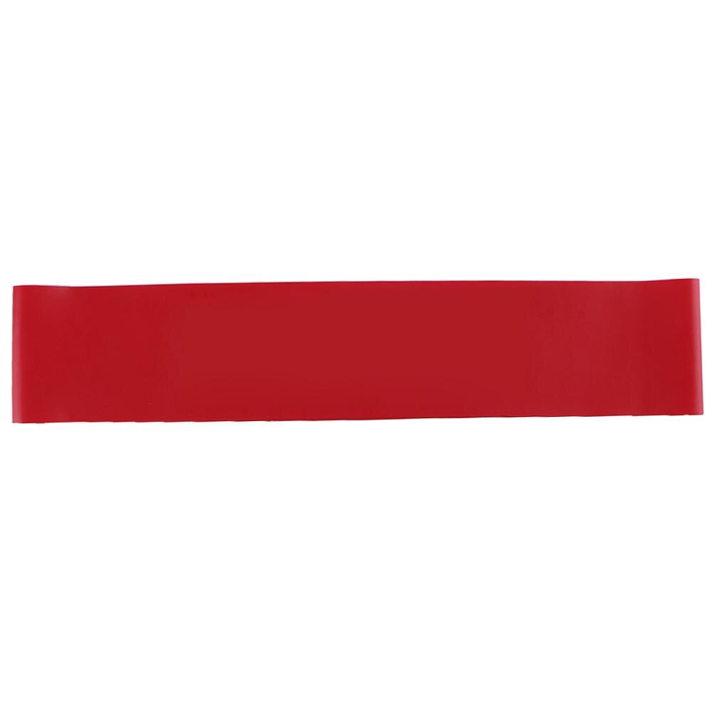 1pc Yoga Resistance Band Gym Exercise Loop Band Fitness Loop Stretch Band Gym Equipment Training Exercise Latex Band: Red(500x50x0.7mm)