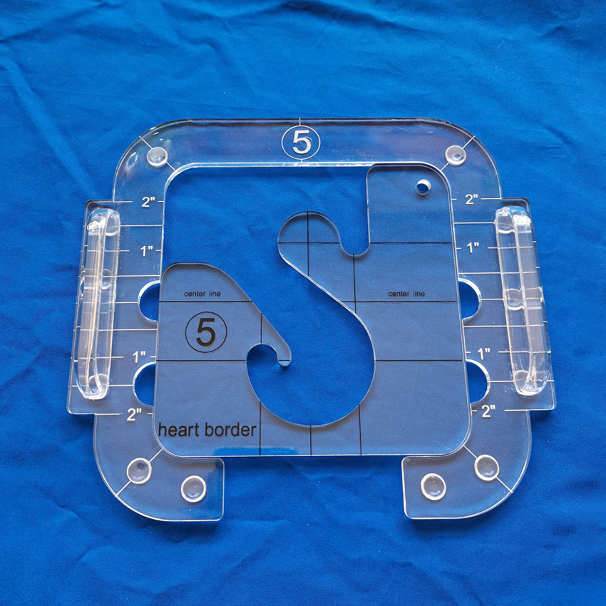 Free Motion Quilting Template Series 5 with Quilting Frame for Domestic Sewing Machine (TK(Q5-02)): TK(Q5-02)